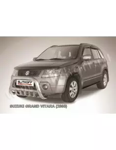 Кенгурятник d76 низкий с защитой картера Suzuki Grand Vitara II 5 дв. дорест.