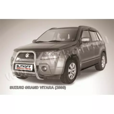 Кенгурятник d57 высокий Suzuki Grand Vitara II 5 дв. дорест.