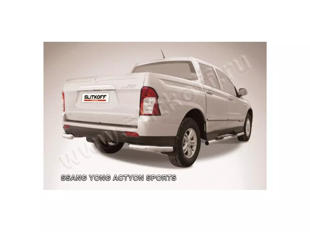 Защита бампера SSANGYONG Actyon Sport. Ssangyong actyon sports масла