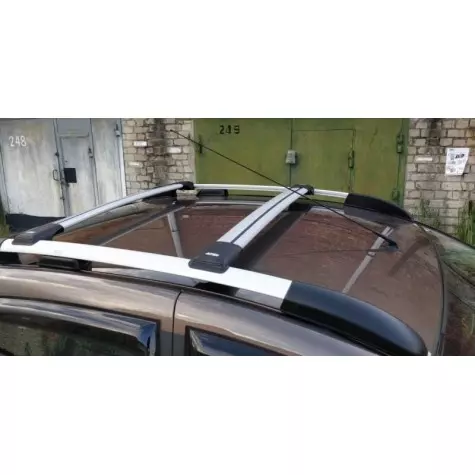 Багажник Крепыш на рейлинги (Аэро КРЫЛО дуги) 120 см