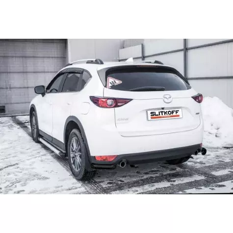 Уголки d57 черные Mazda CX-5 II...