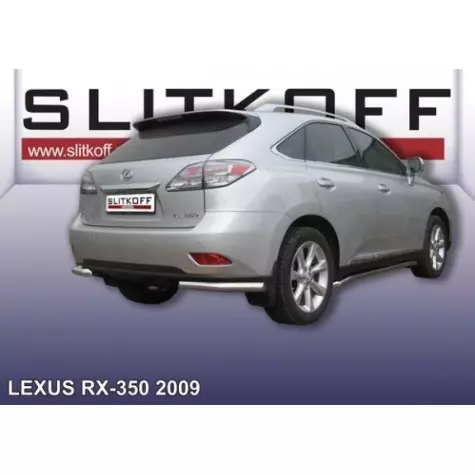 Уголки d76 черные Lexus RX350 III...