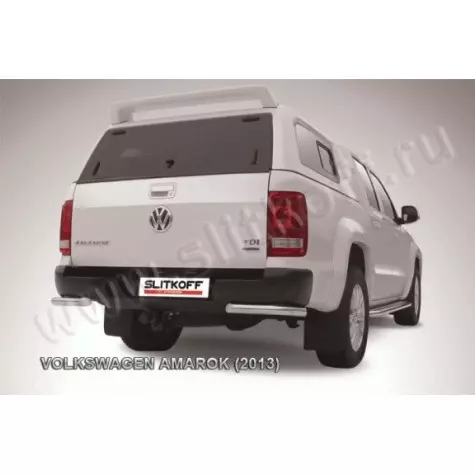 Уголки d57 черные Volkswagen Amarok...