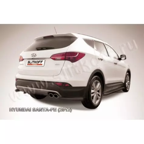 Уголки d57 черные Hyundai Santa Fe...