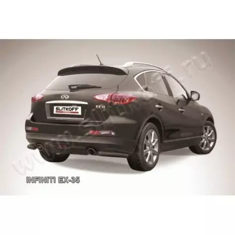 Уголки d57 черные Infiniti EX35...