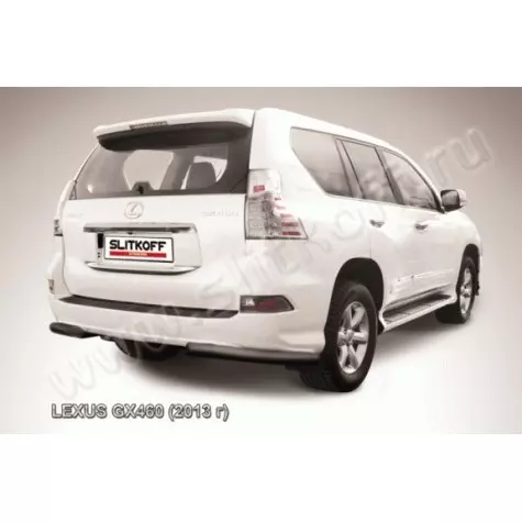 Уголки d76 черные Lexus GX460 рест....