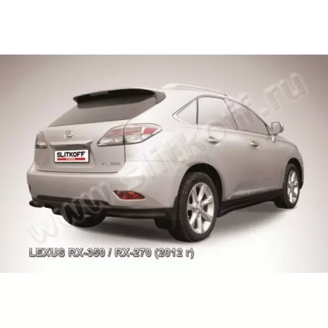 Уголки d57 черные Lexus RX350, RX 270...