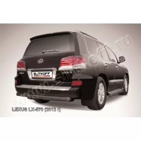 Уголки d76 черные Lexus LX 570 III...