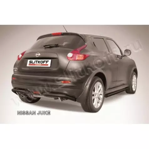 Уголки d57 черные Nissan Juke...