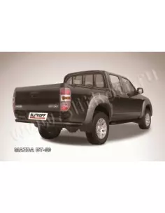 Защита заднего бампера d76 черная MAZDA BT-50