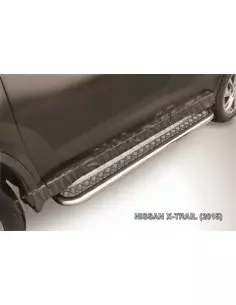 Пороги d57 с листом Nissan X- Trail (2015)