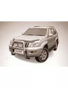 Кенгурятник d76 высокий Toyota Land Cruiser Prado 2003