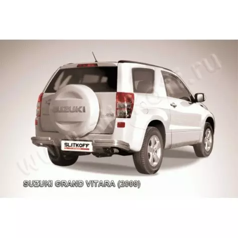 Уголки d57+d42 двойные Suzuki Grand Vitara 2008 3 двери